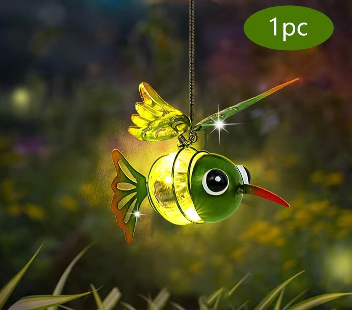 Solar-Powered Hanging Animal Lights