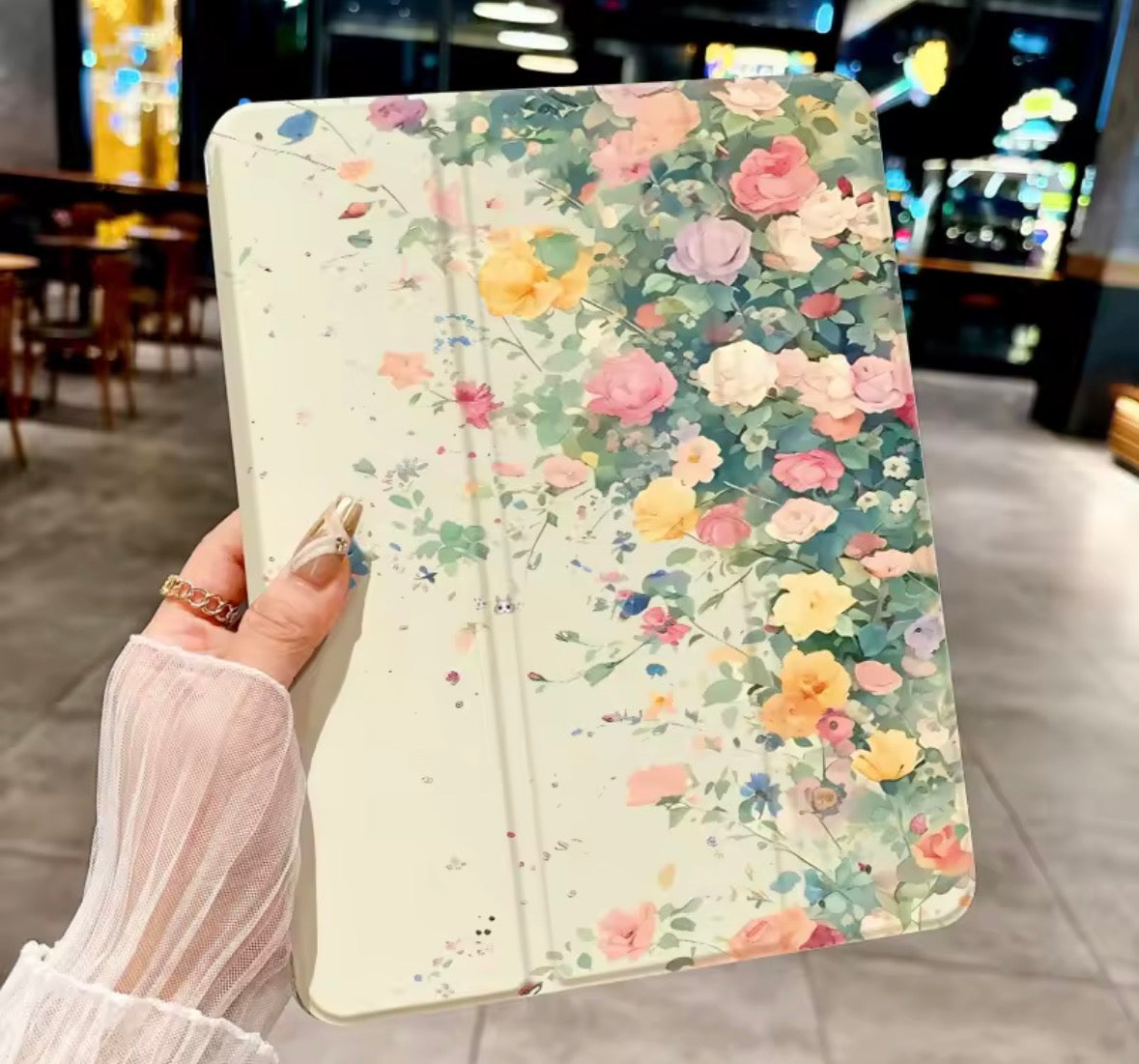 Coloured Rose IPad Case