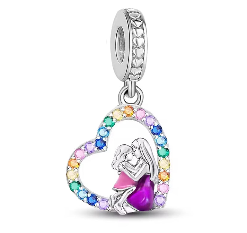 Mum and Daughter Charm