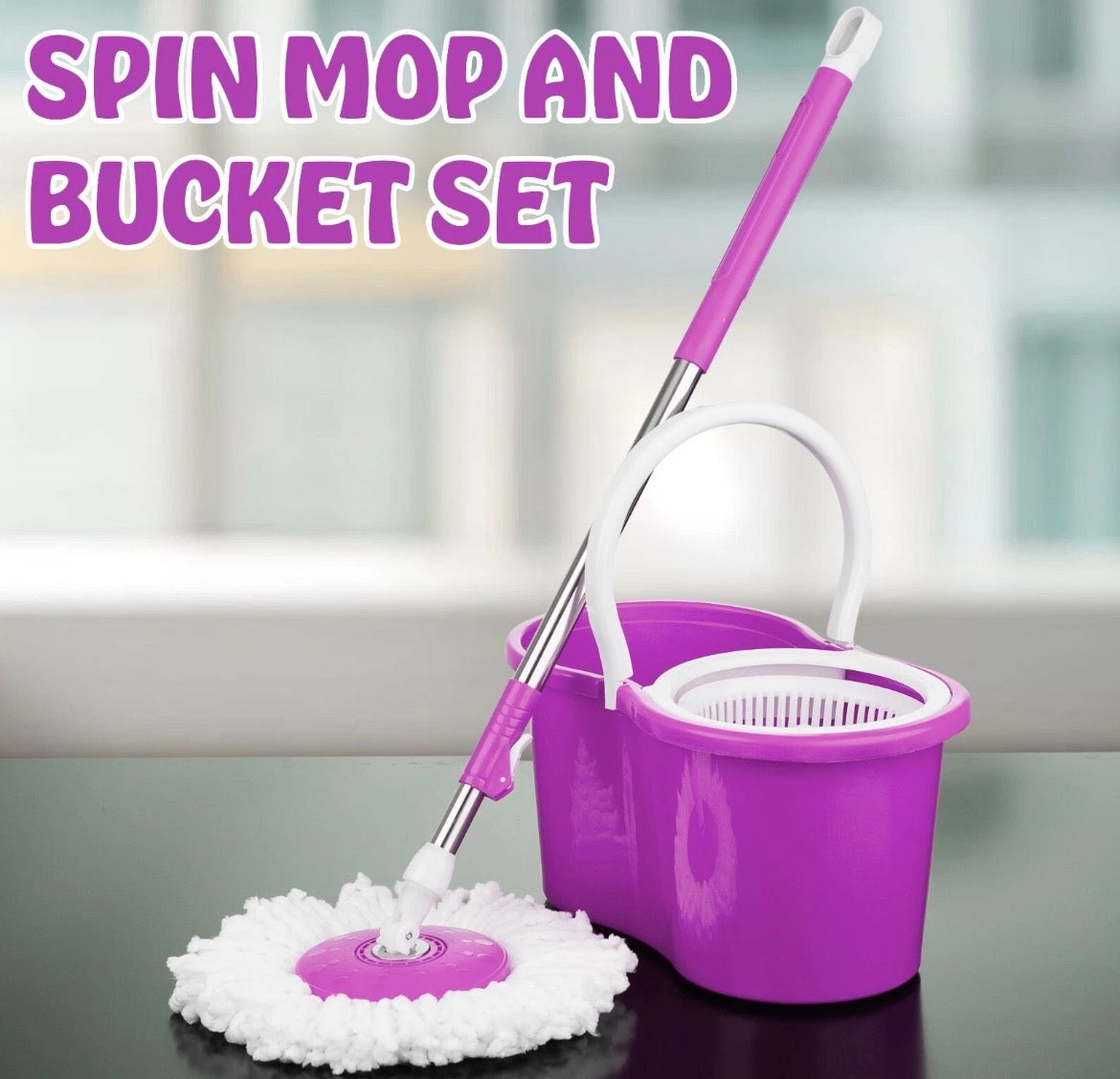 360° Floor Spin Mop Bucket