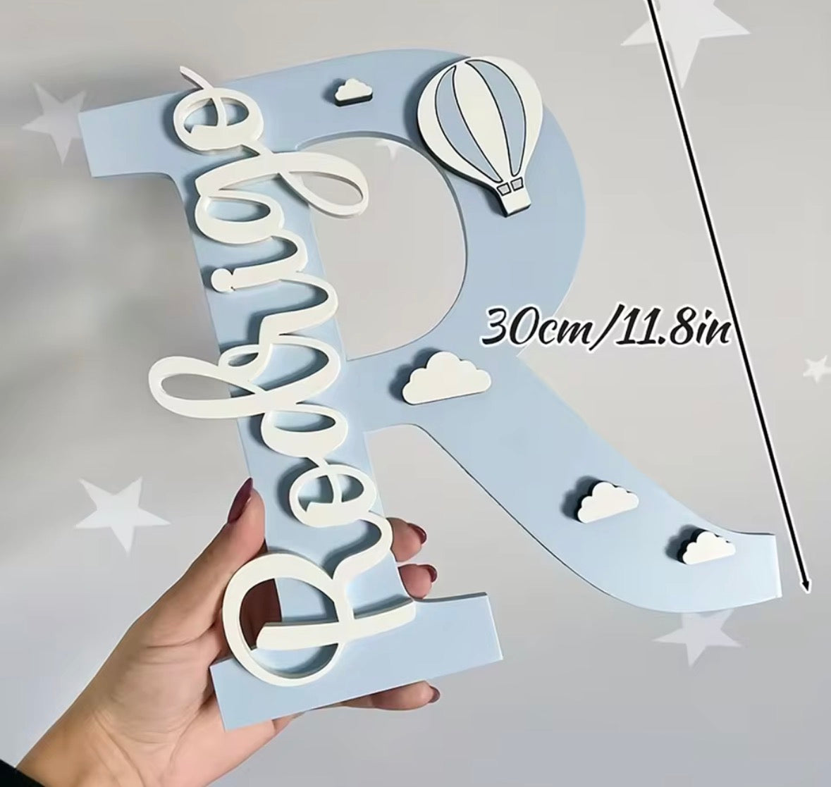 Wooden Name Tag
