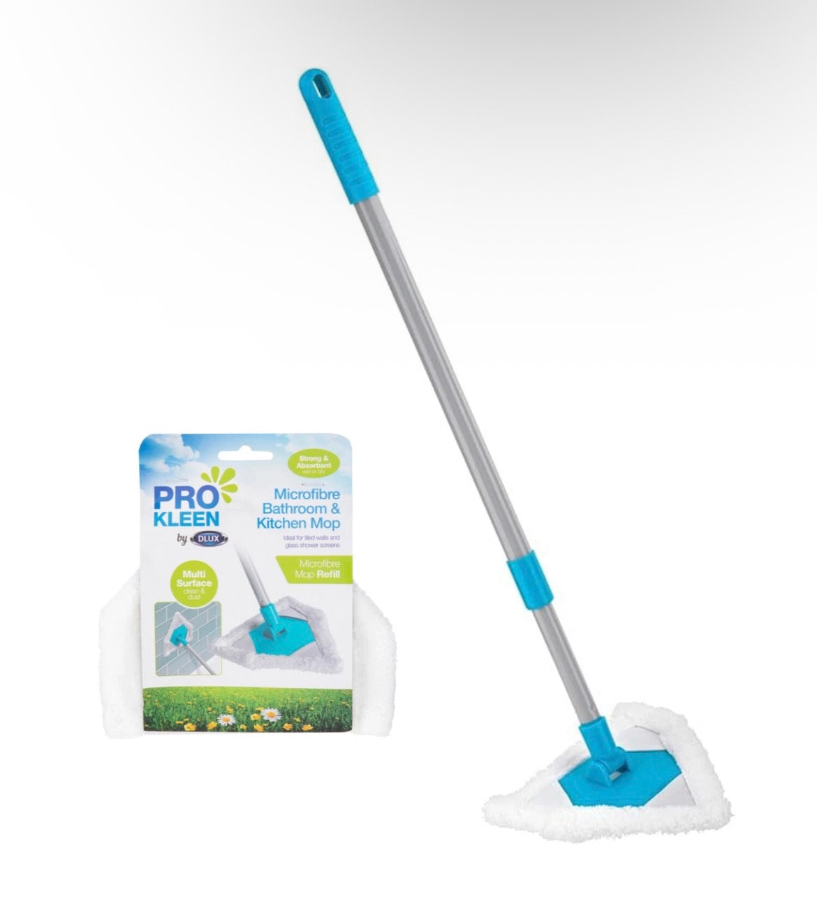 Telescopic Microfibre Triangle Mop