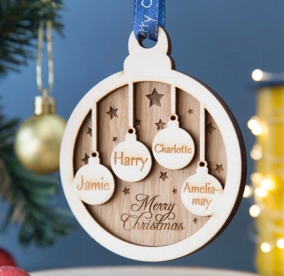 Personalised Christmas Bauble