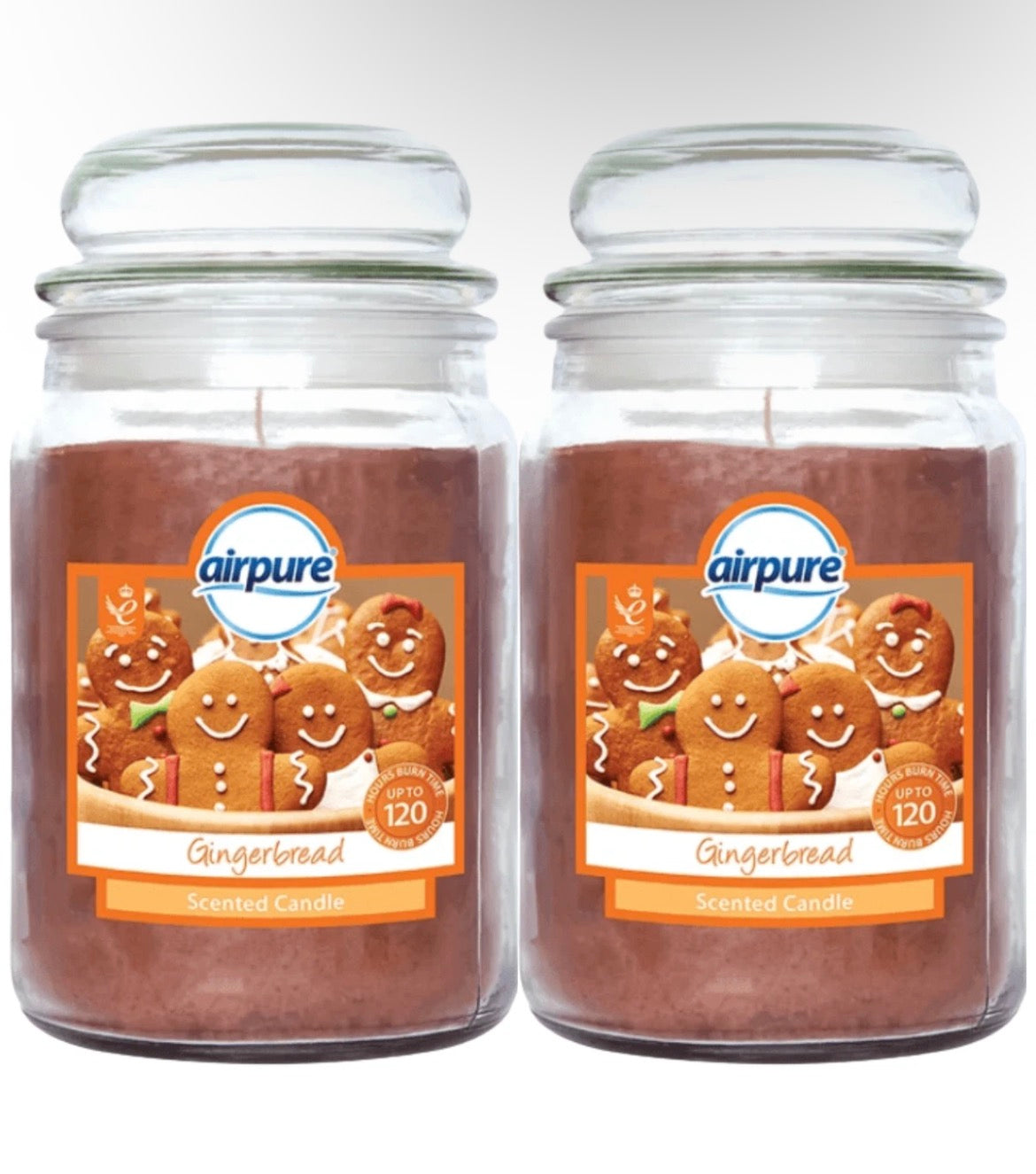 Airpure Gingerbread Candles 2Pck
