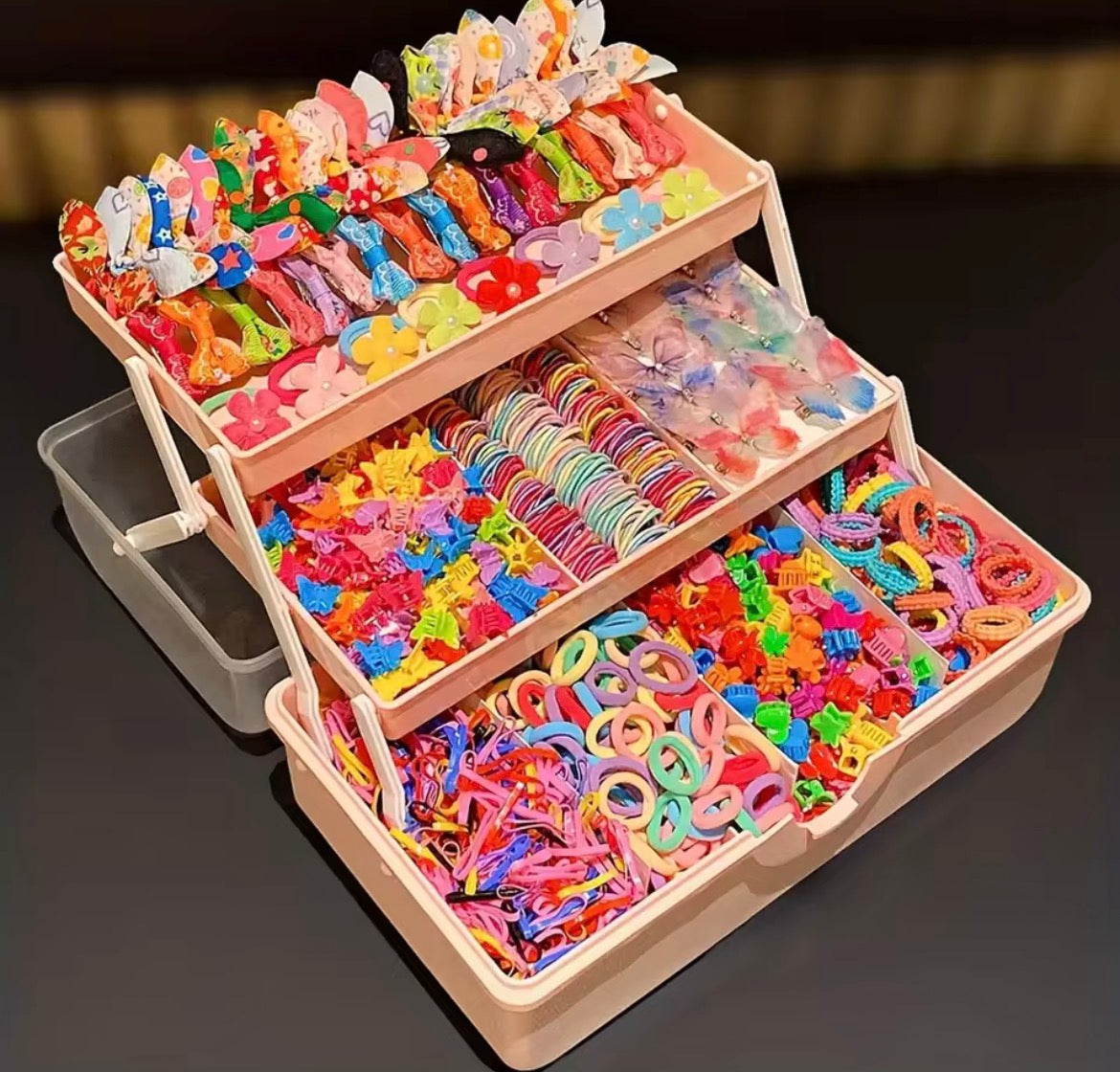 555pc Hair Accessories Set