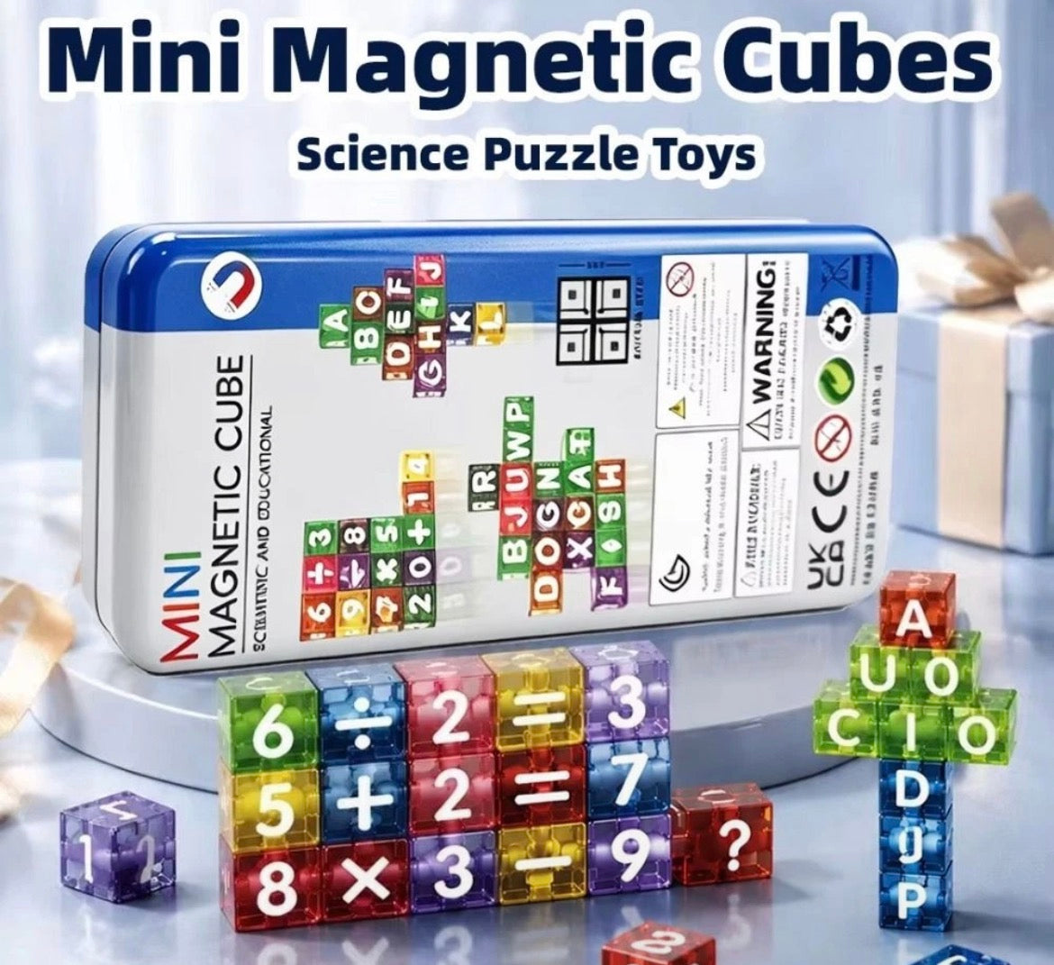 Digital and Alphabetic Magnetic Blocks