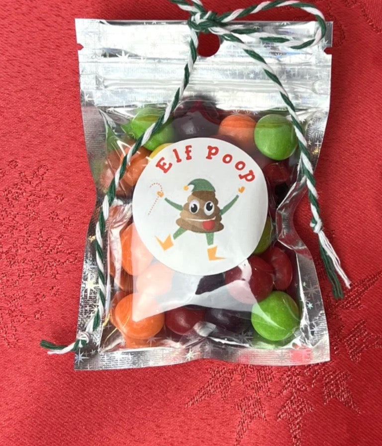 Elf Poo Sweets Christmas Skittles