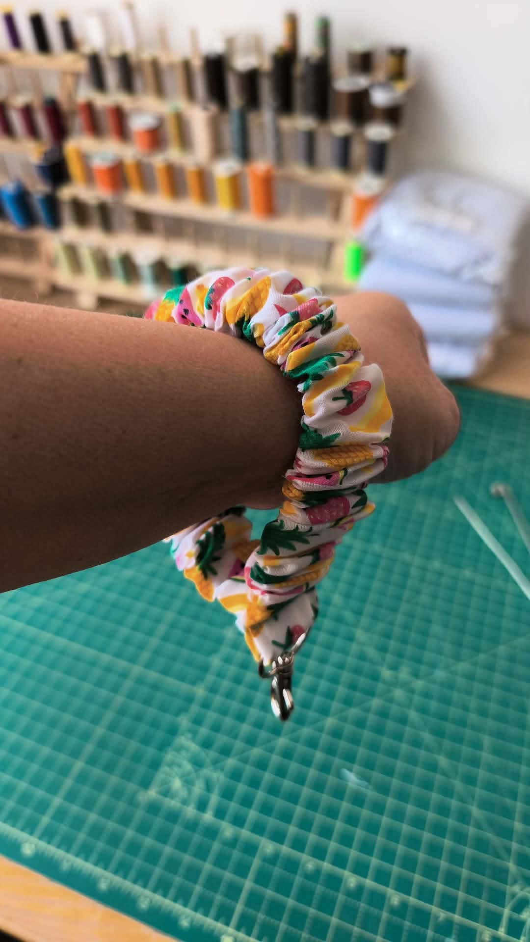 Scrunchie Keychains