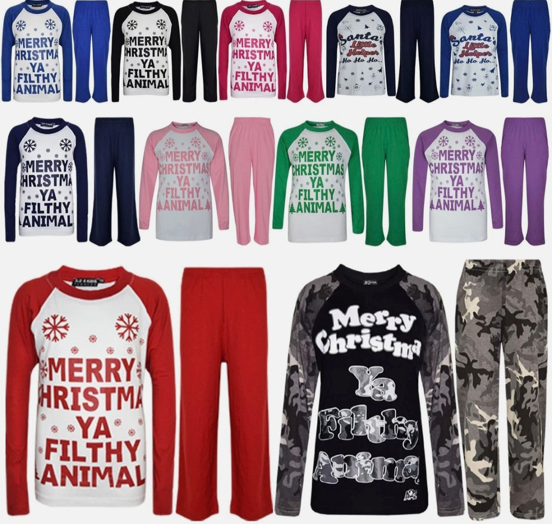 Filthy Animal Christmas Pyjamas