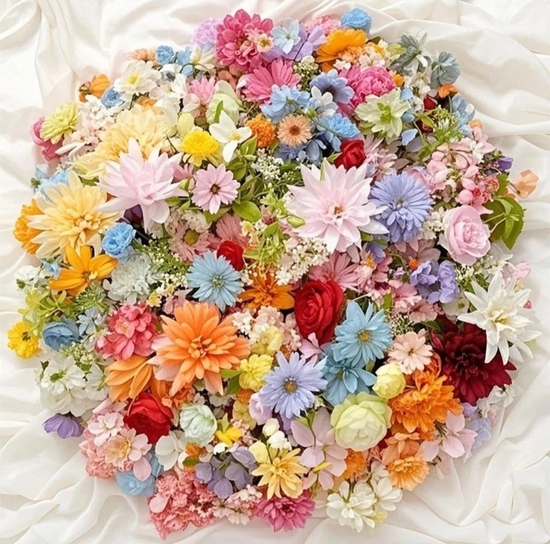 Artificial Crafting Flowers 50Pcs