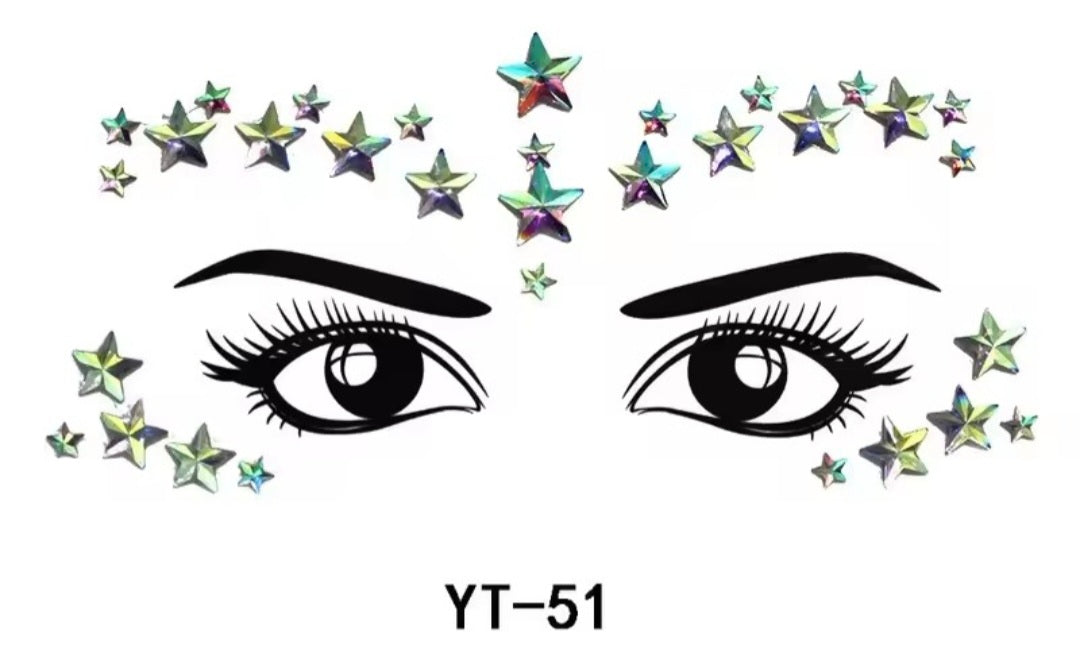 Rhinestone Face Jewels