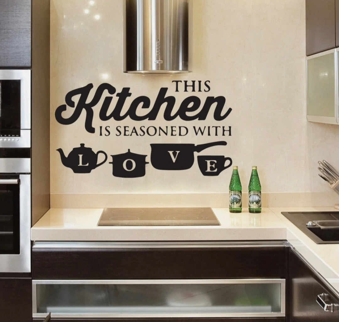 Kitchen Seasoned with Love Wall Decor