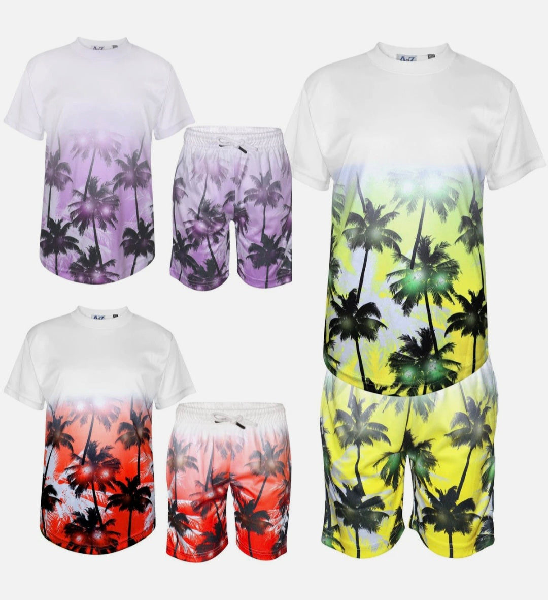 Boys Palm Tree Top & Shorts