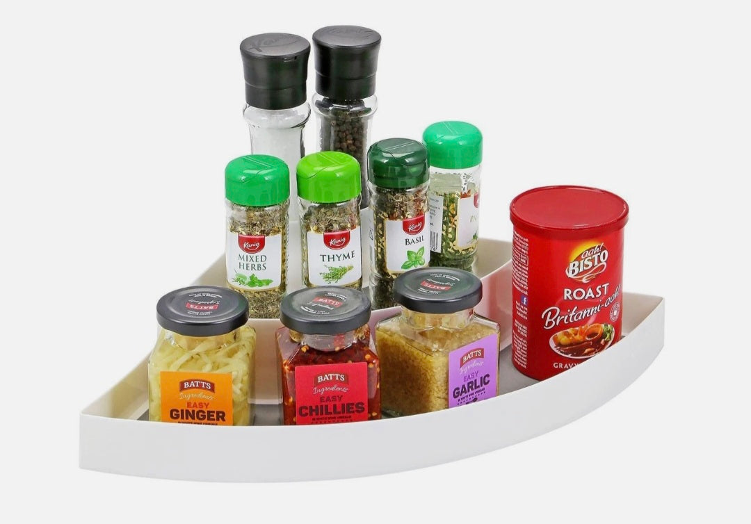 3 Tier Non Slip Corner Herb Rack