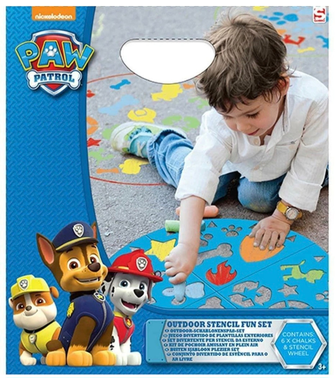 Paw P Outdoor Chalk Stensil Set