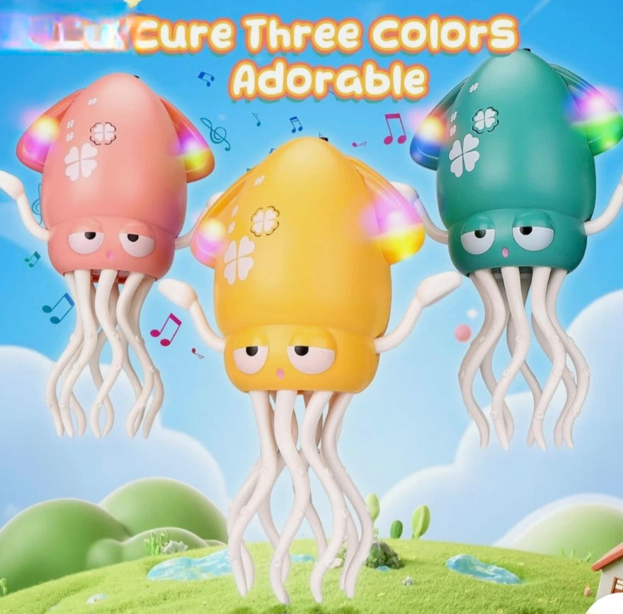 Electric Dancing Octopus Toy With Lights And Sound