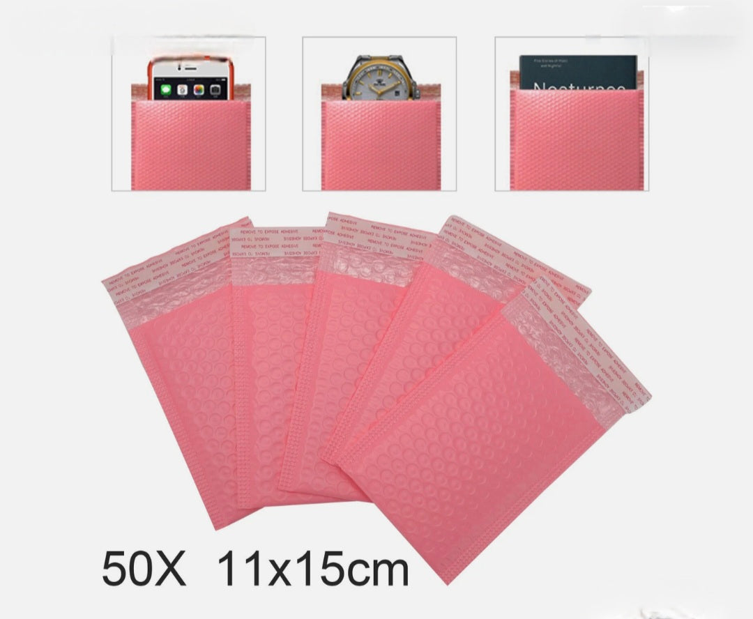 50 Bubble Padded Mailing Bags 11 X 15CM