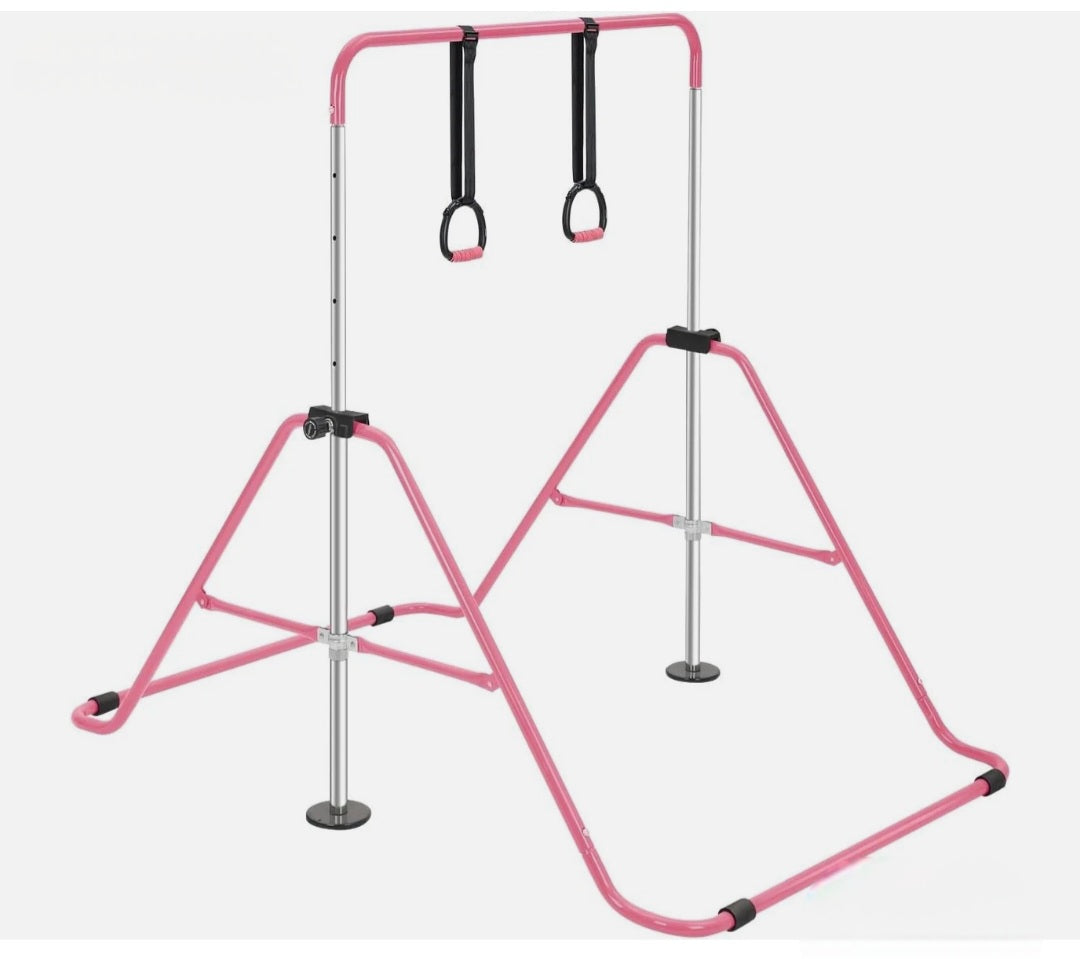 Kids Gymnastic Bar With Adjustable Height