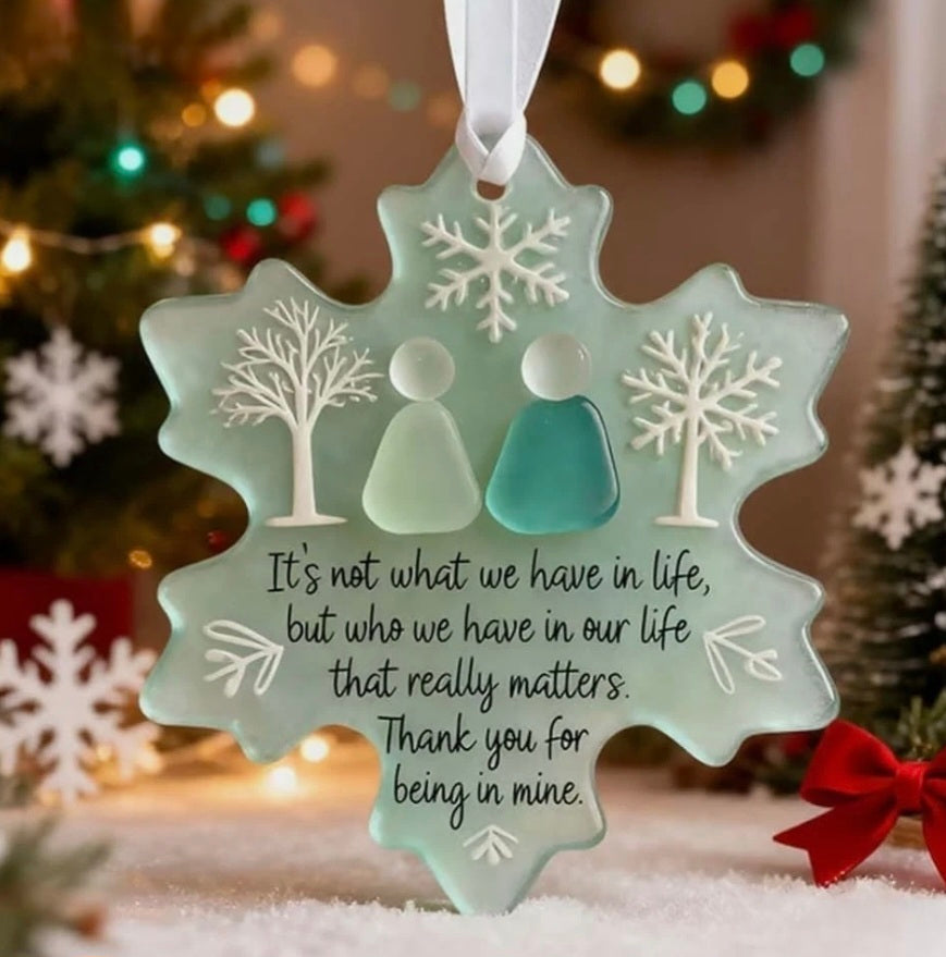 Snowflake Friendship Hanging Decoration