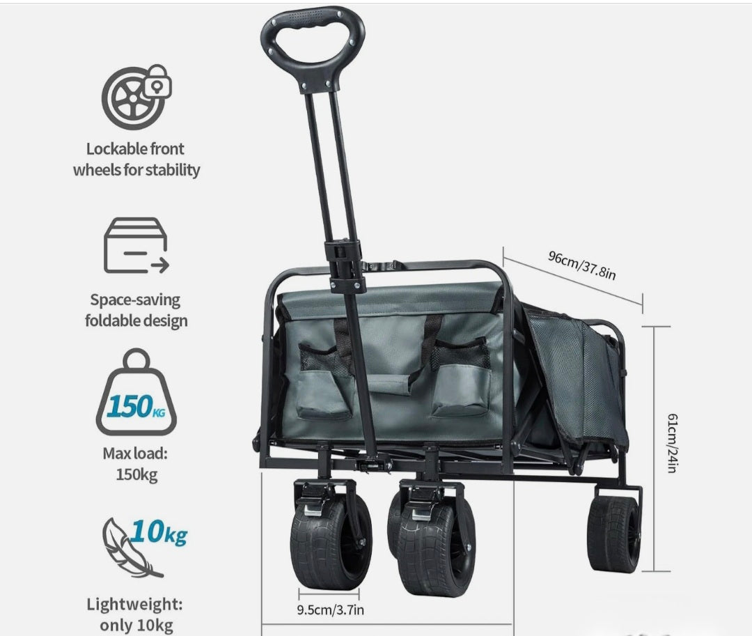 Heavy Duty Folding Cart Trolley Wagon