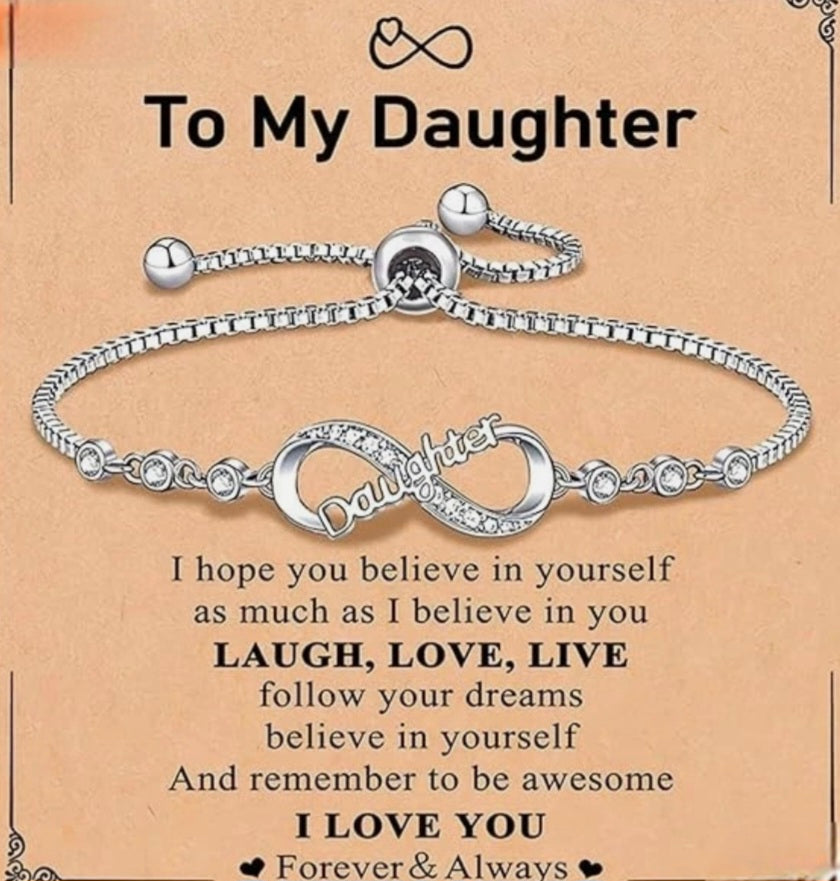 Daughter 925 Sterling Silver Bracelet