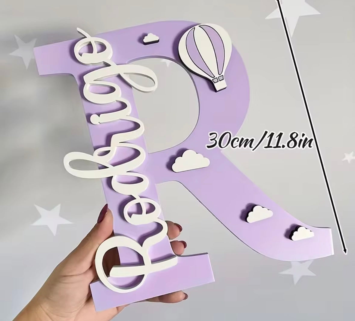 Wooden Name Tag