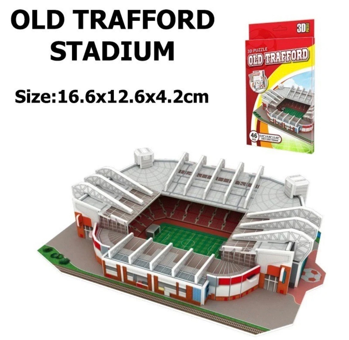 3D Football Stadium Miniature Model