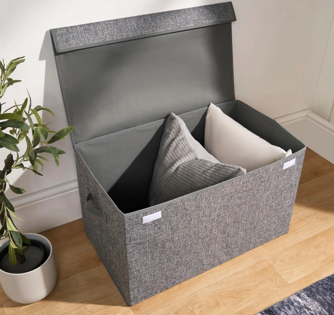 Plain Storage Box Grey
