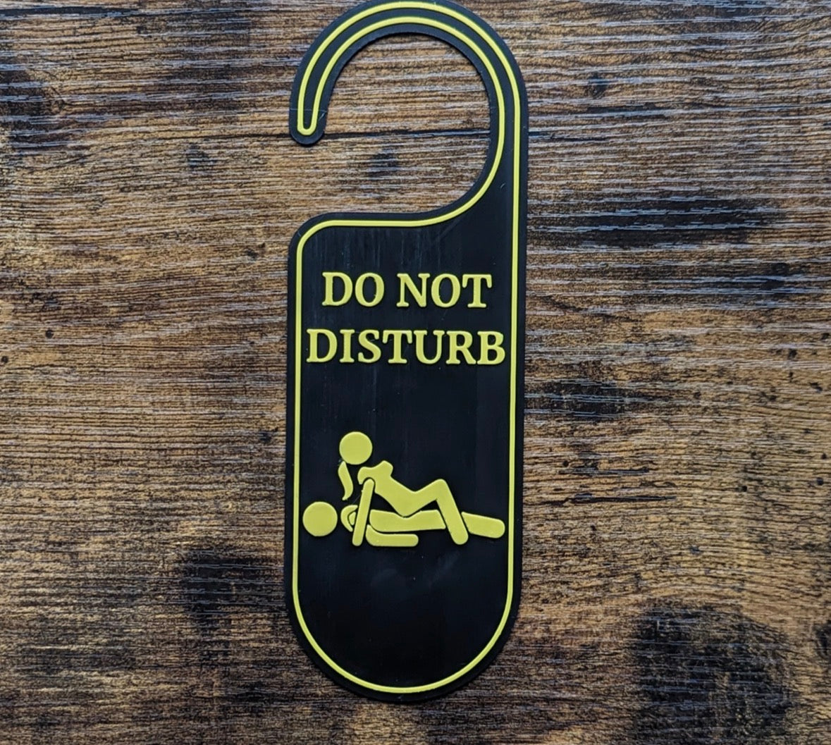 Rude Do Not Disturb Door Sign