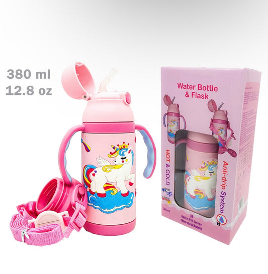 3 in 1 Kids Water Bottle with Straw