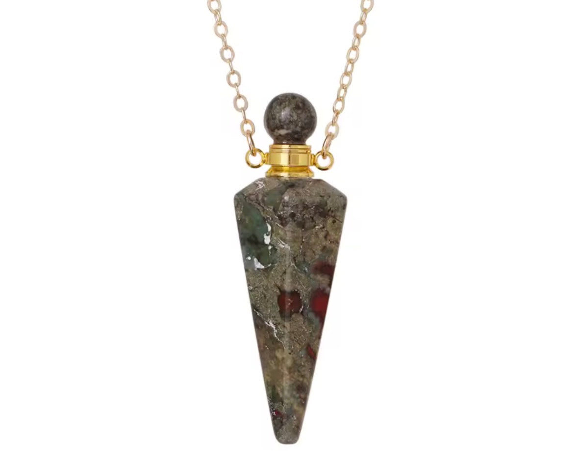 Crystal Perfume Necklace