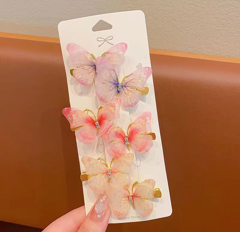 Butterfly Hair Clips 3