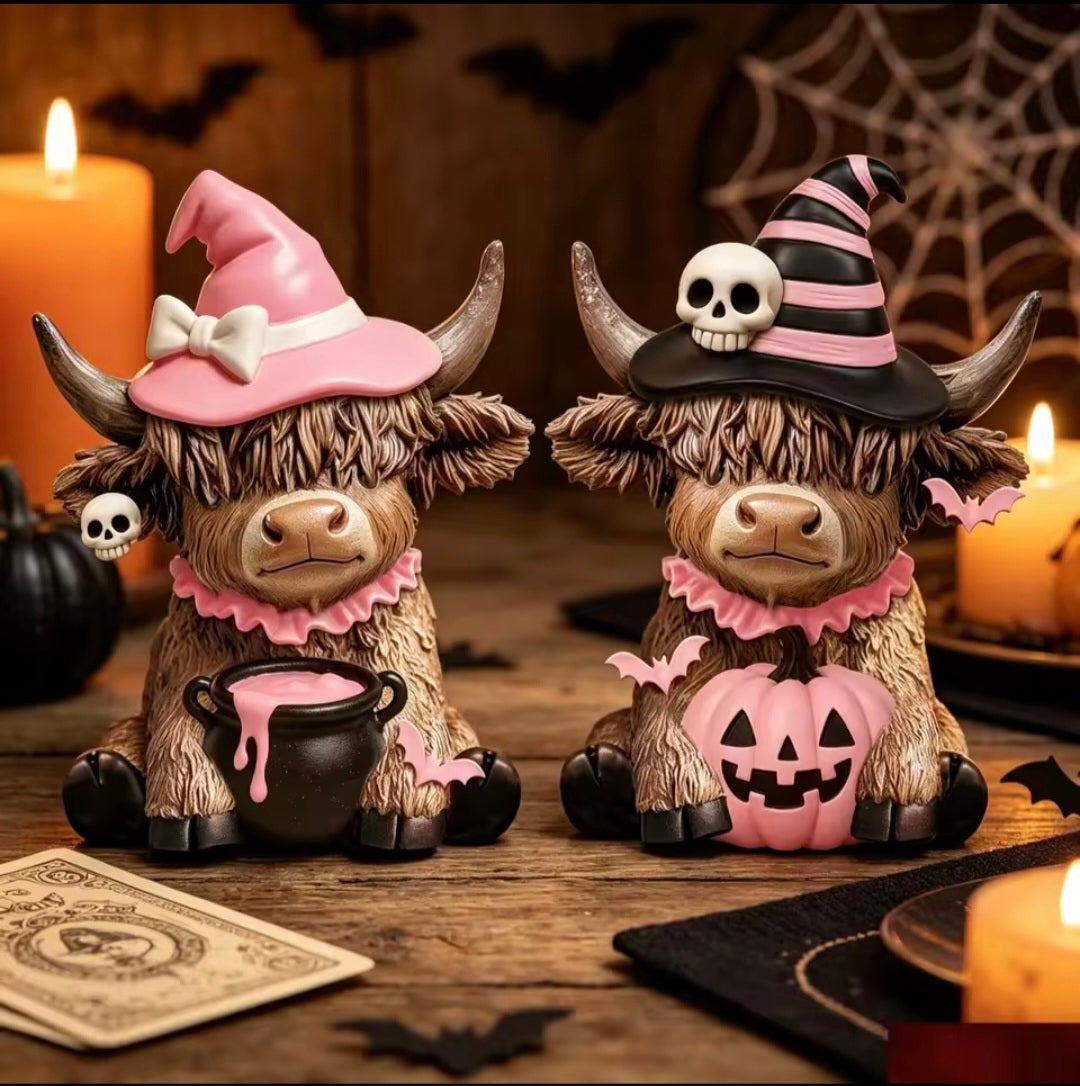 Pink Spooky Cows