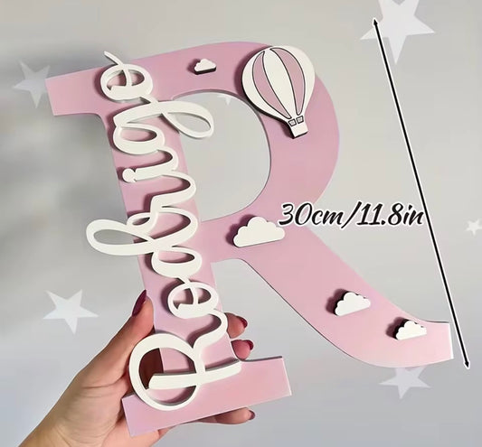 Wooden Name Tag