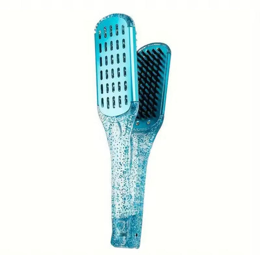 Hairbrush Nylon Hair Straightening Double Brushes