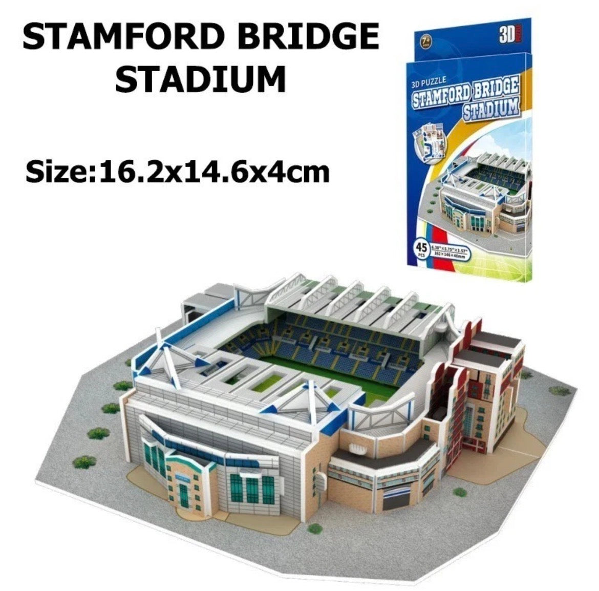 3D Football Stadium Miniature Model