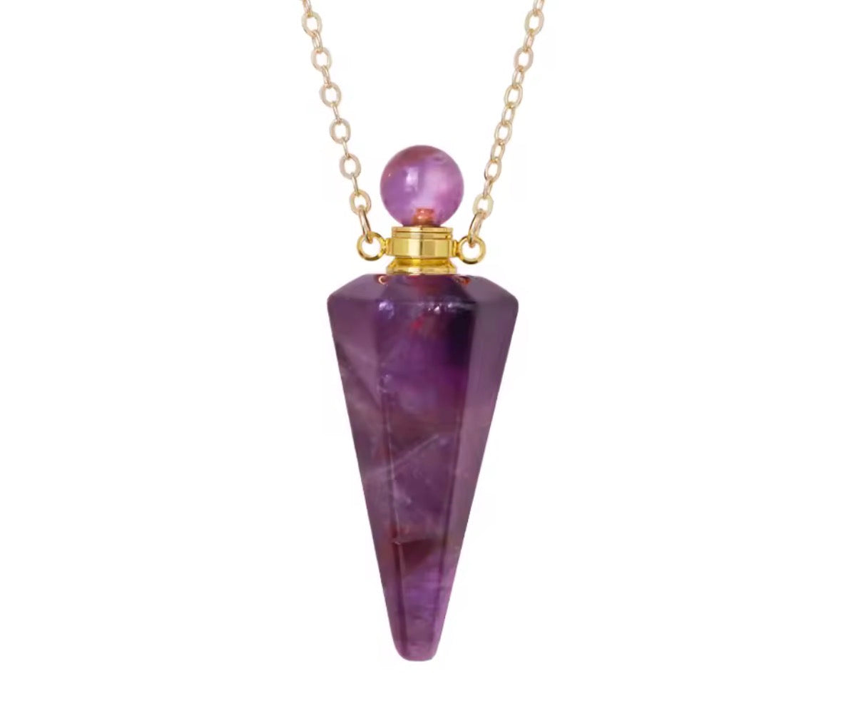 Crystal Perfume Necklace