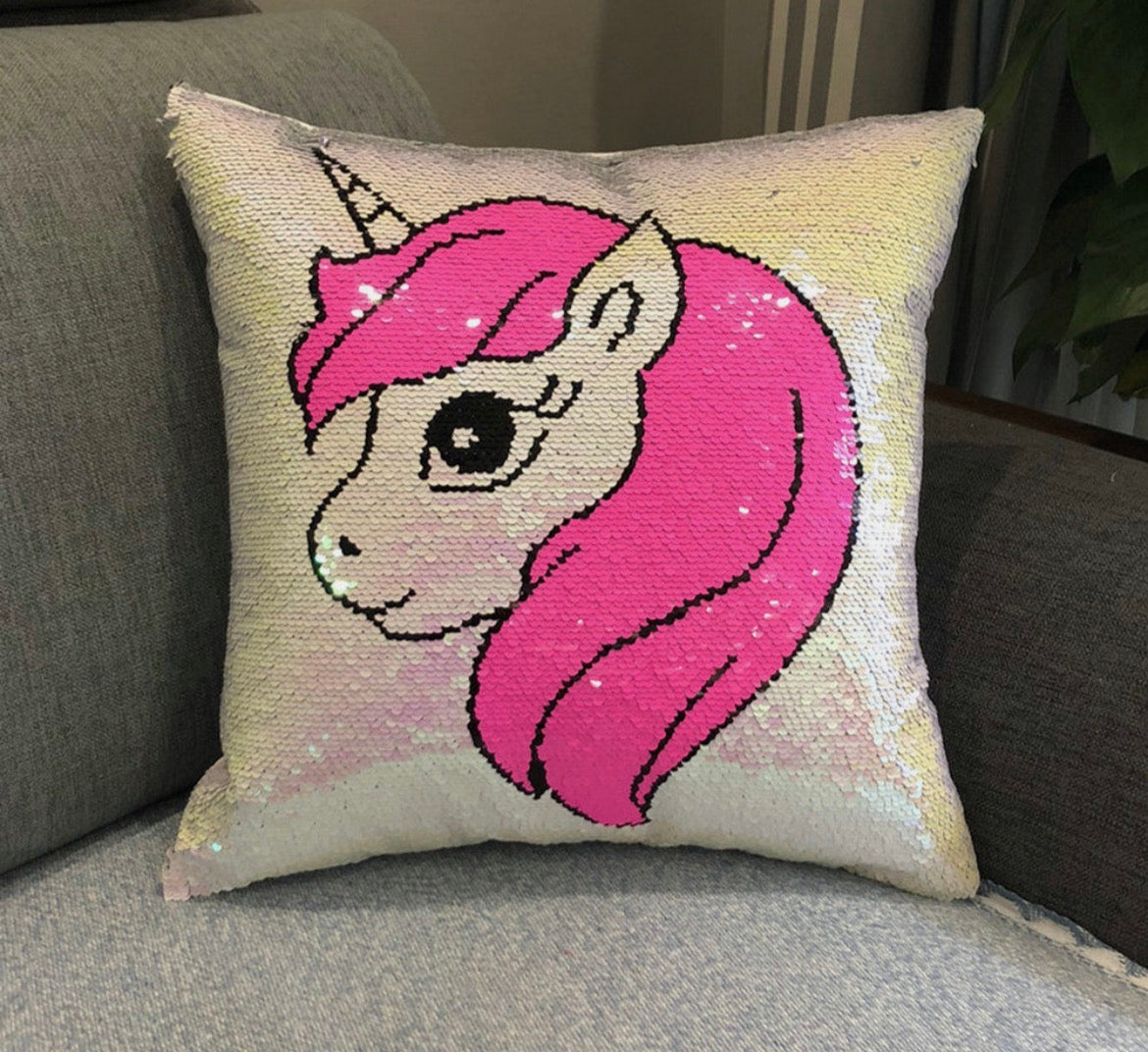 Reversible Unicorn Cushion