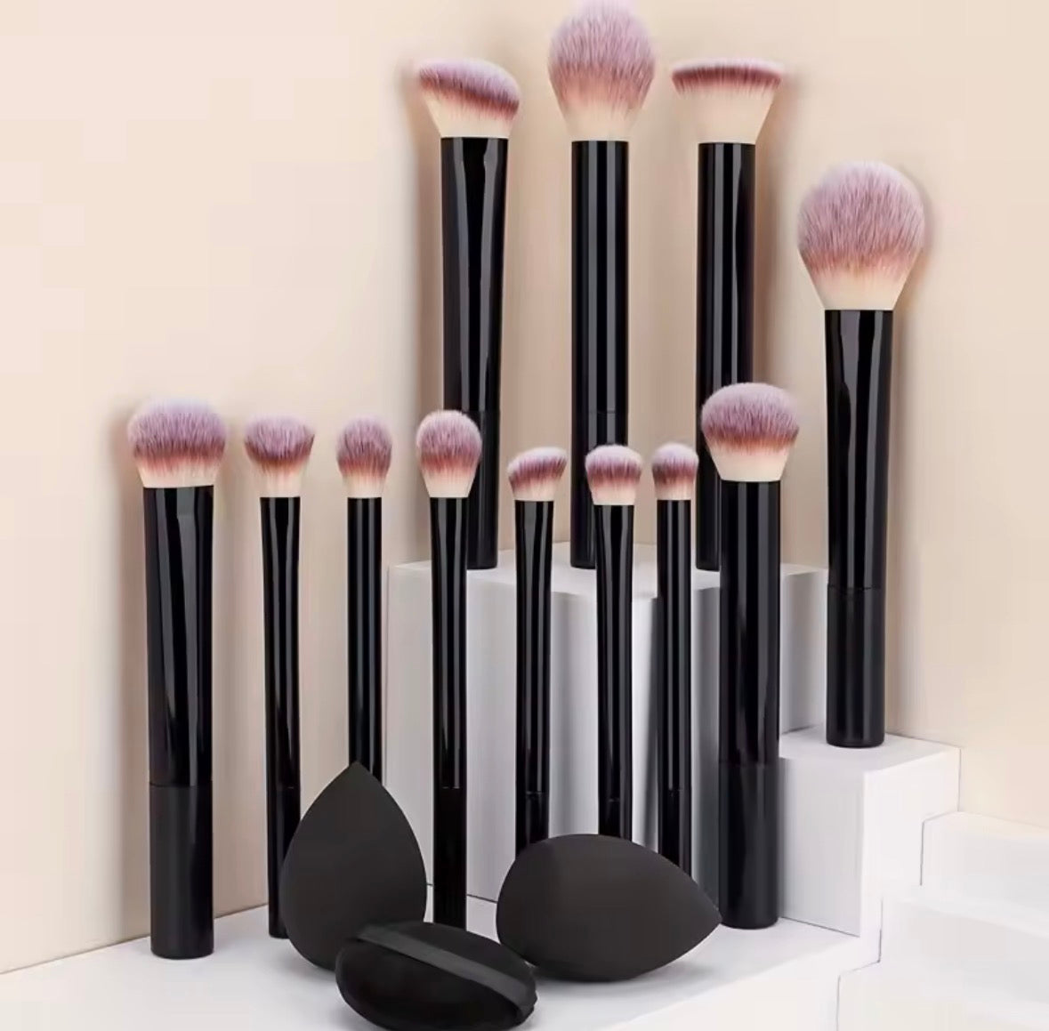 12pc Makeup Brush Set
