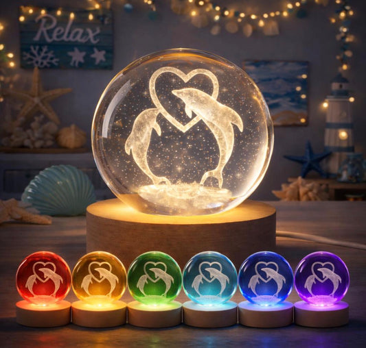 3D Crystal Ball Lamp