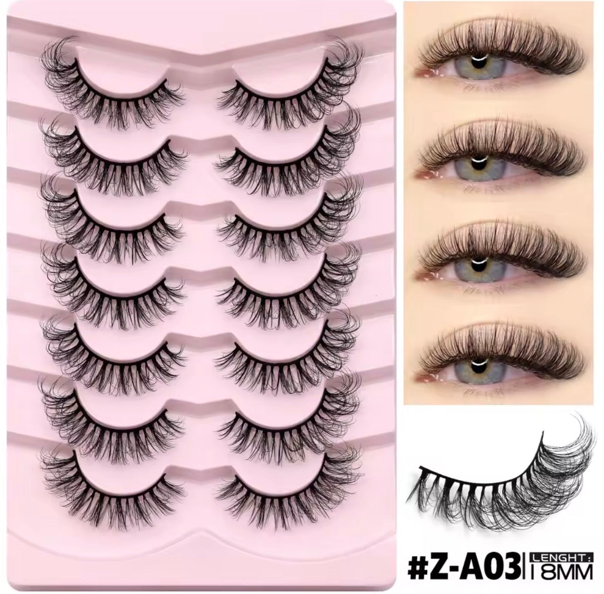 3D Mink Lashes Cat Eyelashes