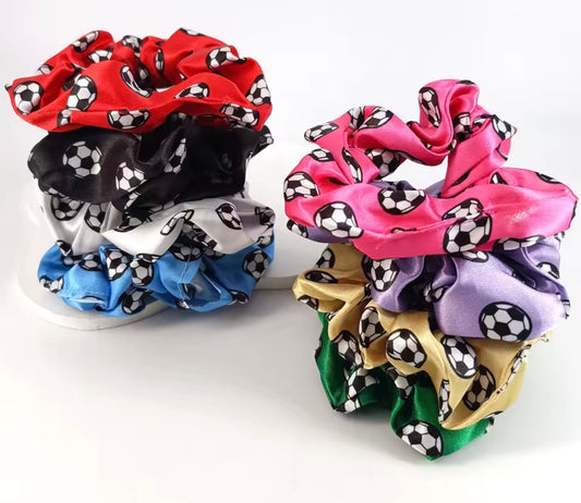 Football Scrunchies 2PC