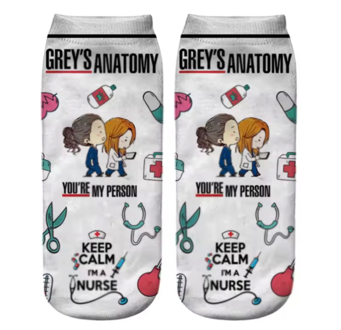 Greys Socks
