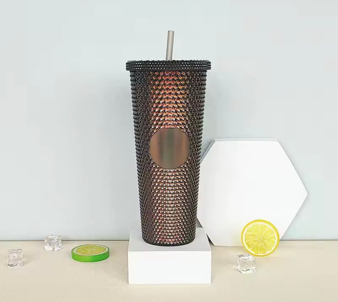 710ml Plastic Cup With Straw Large Capacity Reusable
