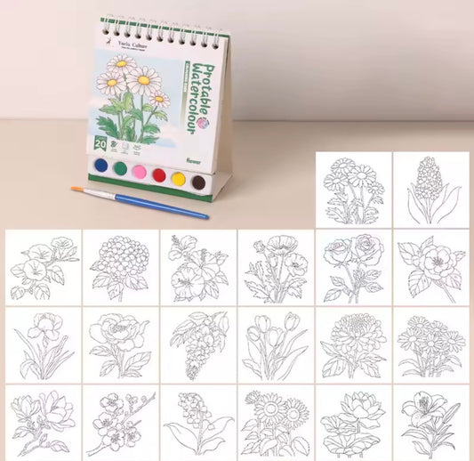 Watercolour Graffiti Book