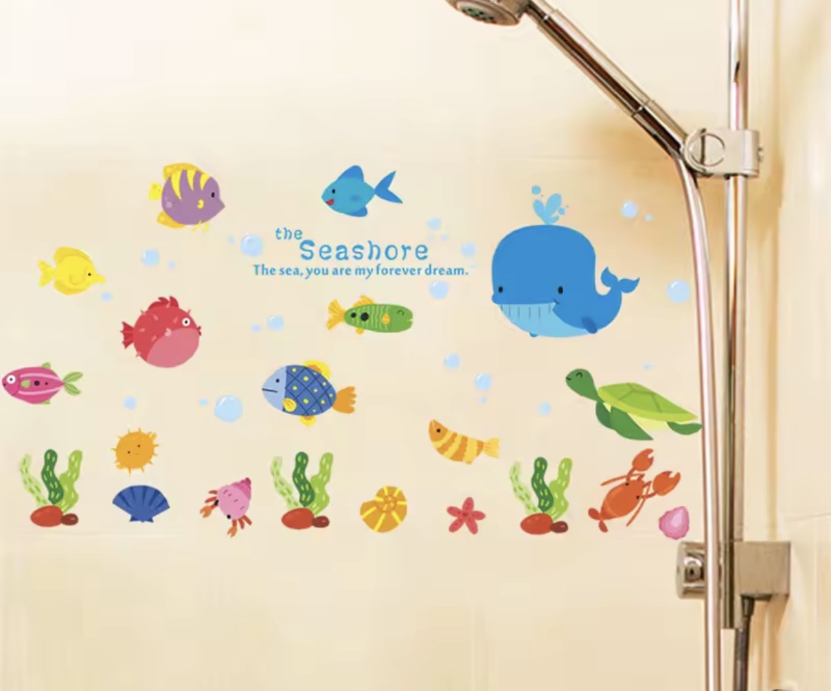 Bathroom Stickers 1