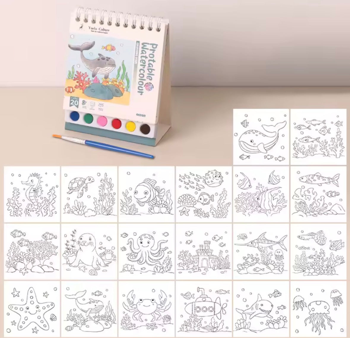 Watercolour Graffiti Book