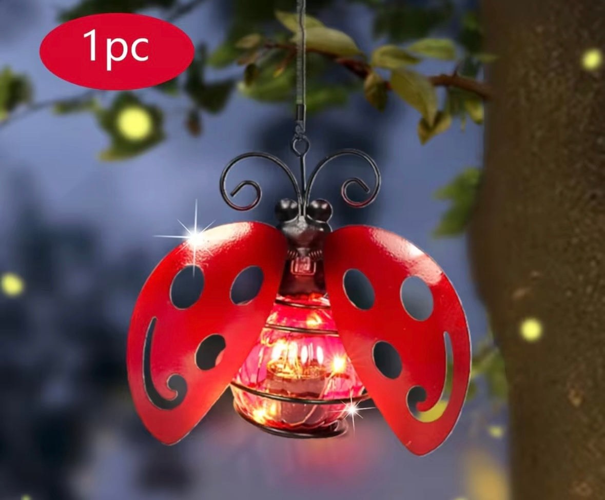 Solar-Powered Hanging Animal Lights