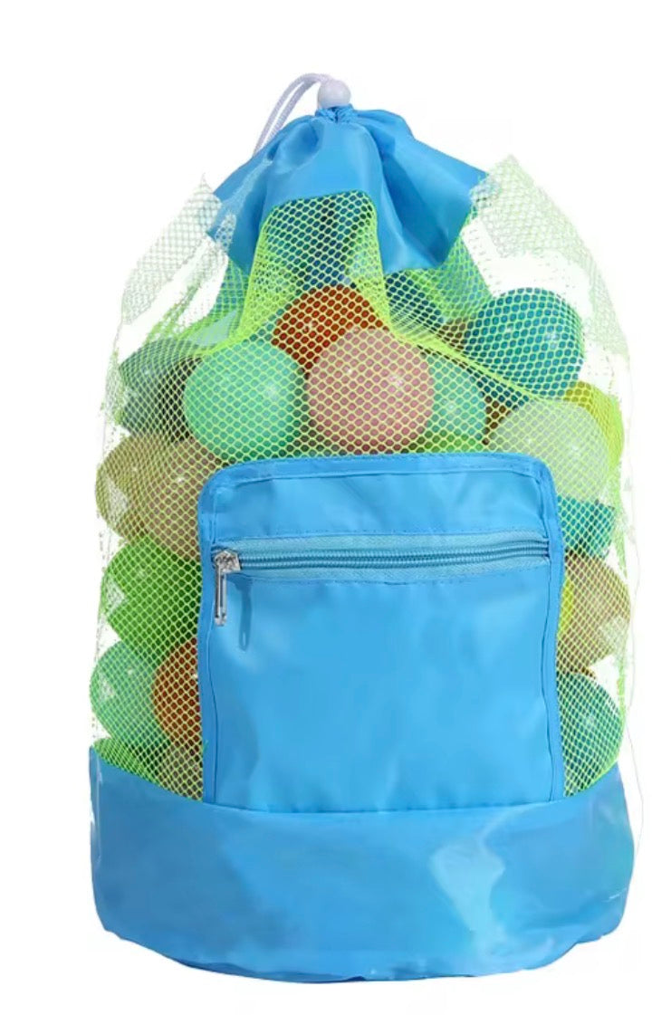 Kids Beach Toy Mesh Beach Bag