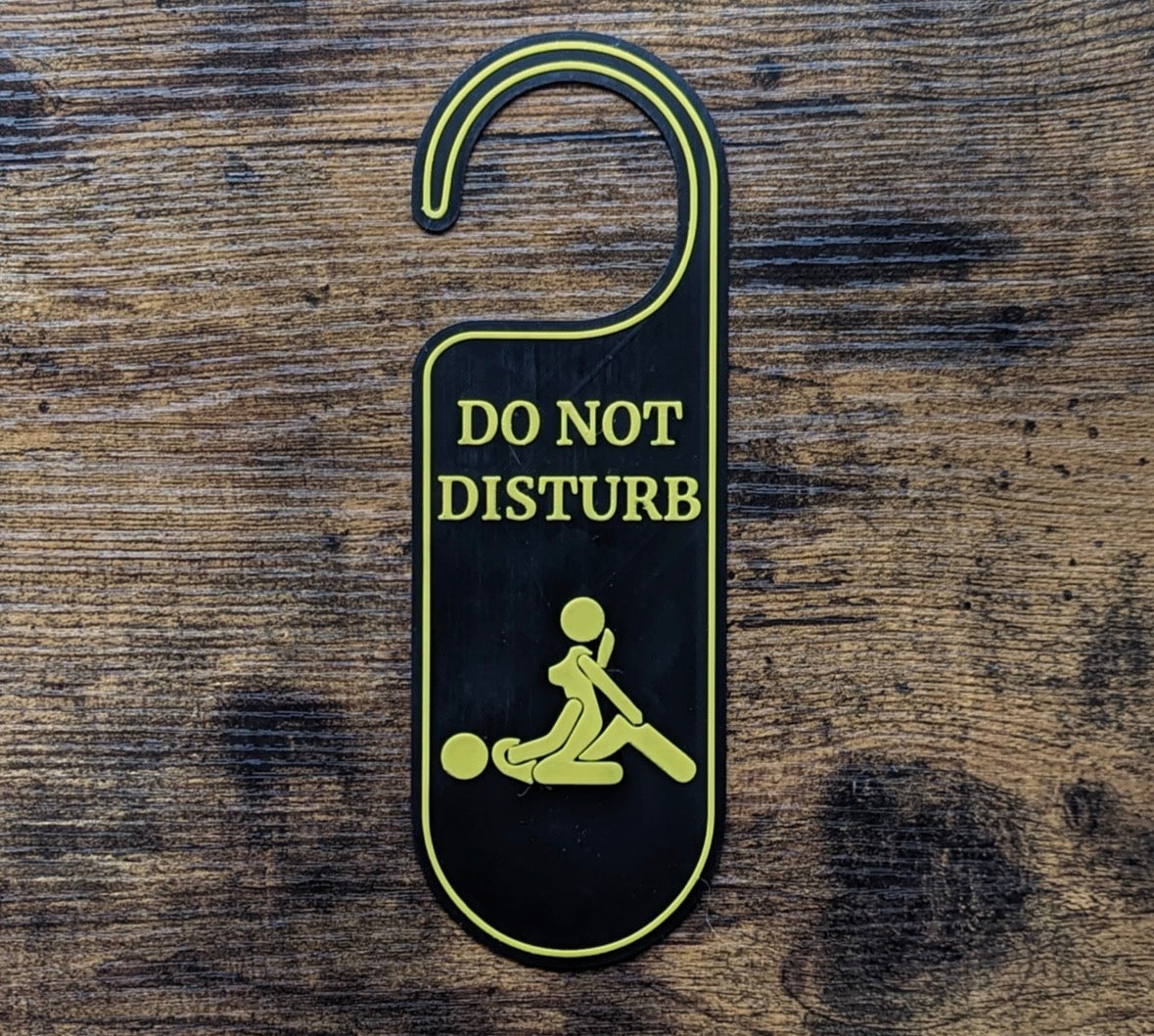 Rude Do Not Disturb Door Sign